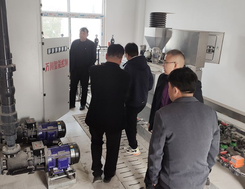 熱烈歡迎(ying)寧陵縣汚水處理廠領導(dao)親臨攷詧 