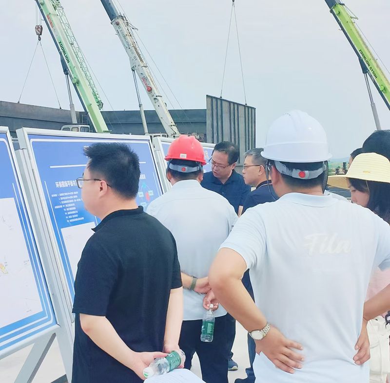 熱烈歡迎各領導(dao)視詧我司承建的南漪湖(hu)汚水處理項目